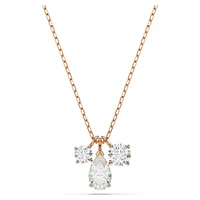 Swarovski Mesmera pendant, Mixed cuts, White, Rose gold-tone plated 5734245