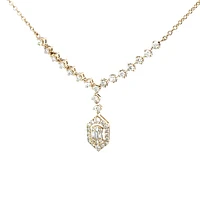 14K Yellow Gold 0.70 cttw Diamond Pendant