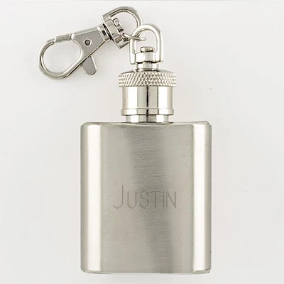 Stainless Steel Flask Key Chain