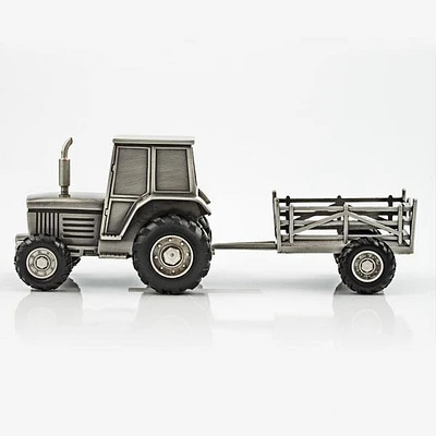 Tractor with Wagon Piggy Bank