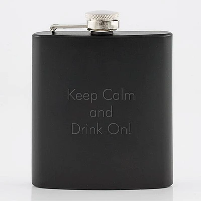 Stainless Steel Black Painted Flask