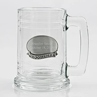 Groomsmen Glass Stein