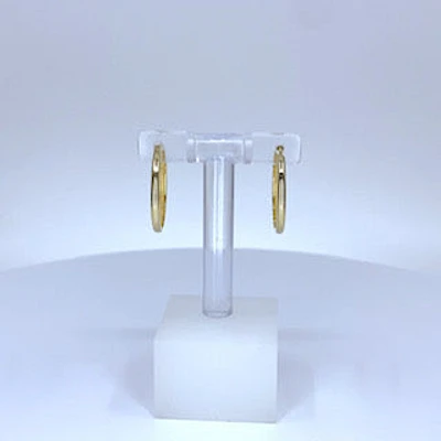 10K Yellow Gold Hoop Earrings