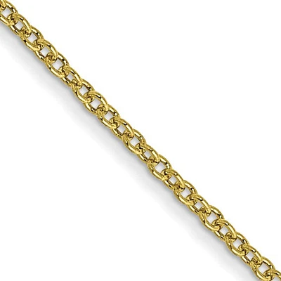 10K Gold 1.4mm Cable Chain - /