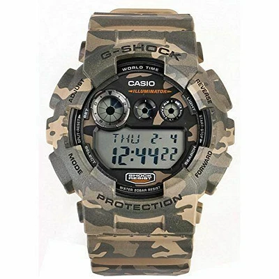 Casio G-Shock Brown Camo Digital Watch - GD120CM-5