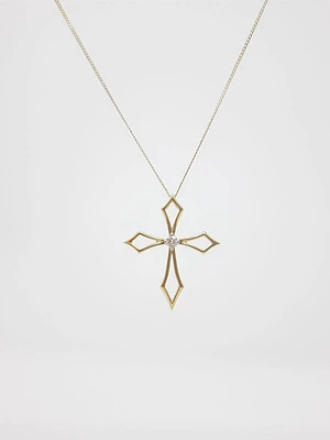 Diamond Cross Pendant