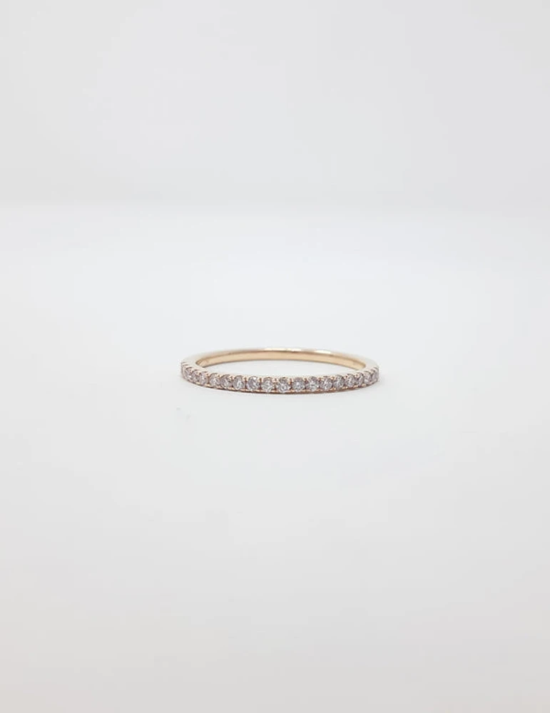 Natural Pink Diamond Band