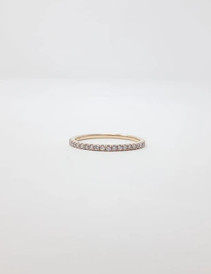 Natural Pink Diamond Band