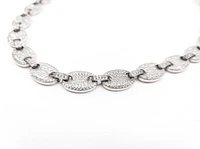 Sterling Silver & Cubic Zirconia Chain