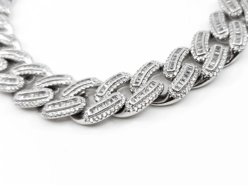 Sterling Silver & Cubic Zirconia Bracelet