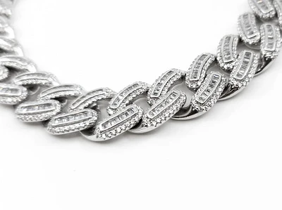 Sterling Silver & Cubic Zirconia Bracelet