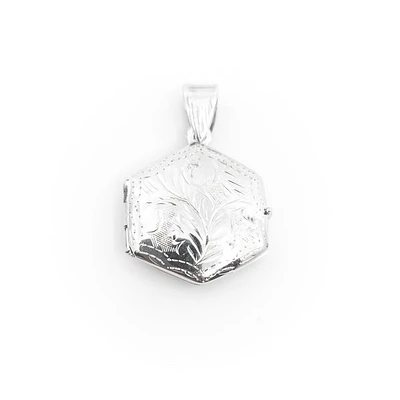 Pentagon Sterling Silver Locket