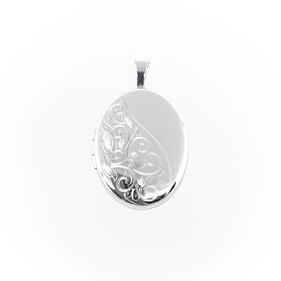 Sterling Silver Oval Locket