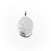 Sterling Silver Oval Locket