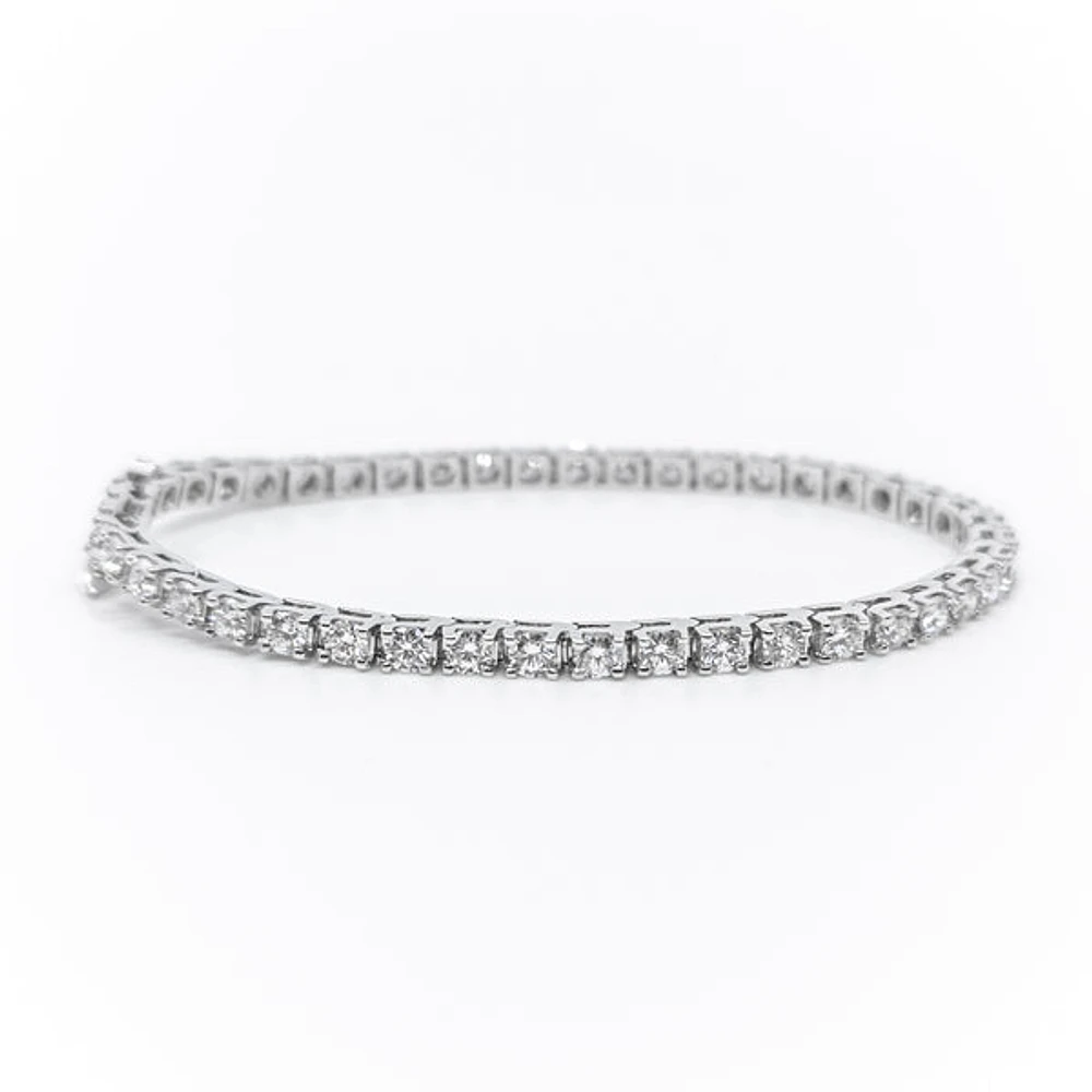 Lab-Created Diamond Tennis Bracelet