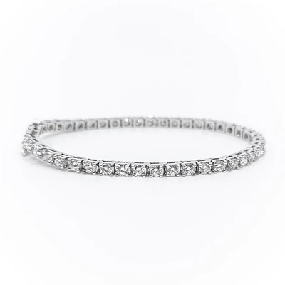 Lab-Created Diamond Tennis Bracelet