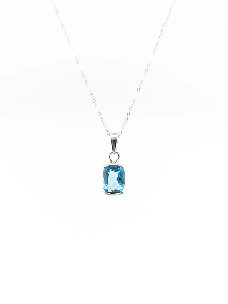 Blue Topaz Pendant
