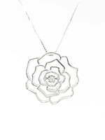 Sterling Silver 0.04cttw Canadian Diamond Necklace, 18"
