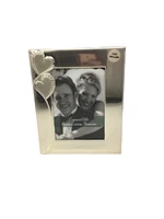 4x6" Frame with Double Heart Design WJ4041
