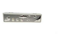 White and Silver Baptism Certificate Holder