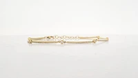 14K Yellow Gold 0.42cttw Diamond Bracelet