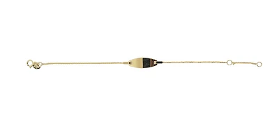 10K Gold Bracelet with Engravable Plate