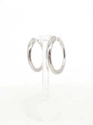 Sterling Silver Hoop Earrings 43mm