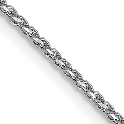 14K Gold 1.6mm Diamond Cut Open Franco Chain - /