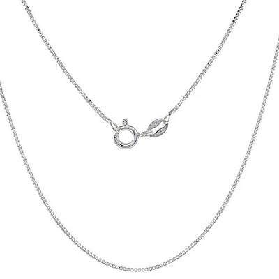 Sterling Silver Box Chain, 18"