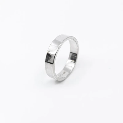 925 Sterling Silver Wedding Band 6mm, 6 - /