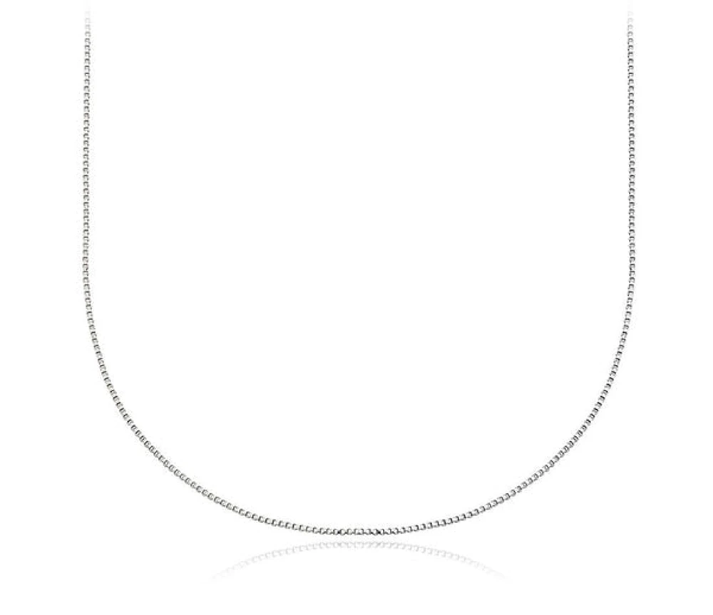925 Sterling Silver 10mm Thick Box Chain - 20 Inches