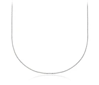 925 Sterling Silver 0.80mm Thick Box Chain - 18 Inches
