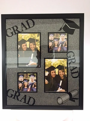 Grad Multi Picture Frame with Glitter