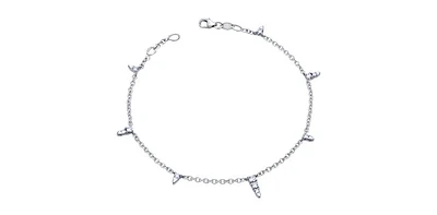 14K White Gold 0.50cttw Canadian Diamond Tennis Bracelet