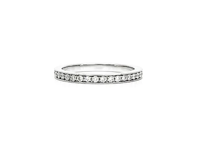 14K White Gold 0.40cttw Diamond Eternity Ring, size 6