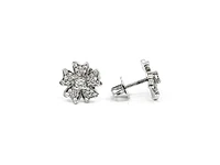 14K White Gold 0.34cttw Diamond Stud Earrings