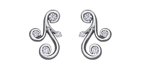 10K White Gold 0.215cttw Canadian Diamond Earrings