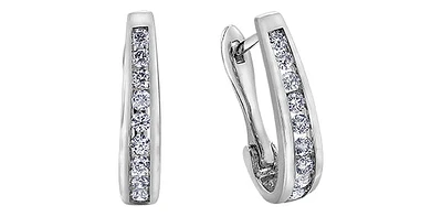 Diamond Hoop Earring 0.10ct