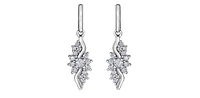10K White Gold 0.50cttw Diamond Earrings