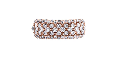Tracking - 10K Rose Gold 1.00cttw Diamond Ring, size 6.5