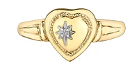Heart Shape Signet Ring