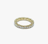 14K Moissanite Eternity Band