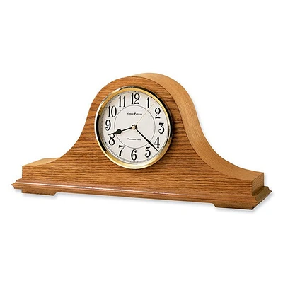 Howard Miller Nicholas Oak Finish Wood Chiming Quartz Mantel Clock