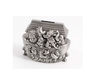 Pewter Noah's Ark Piggy Bank
