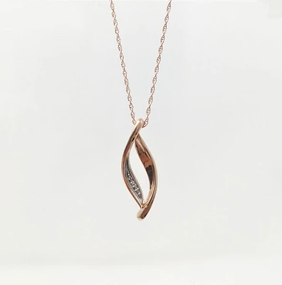 Rose Gold Diamond Pendant