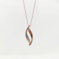 Rose Gold Diamond Pendant
