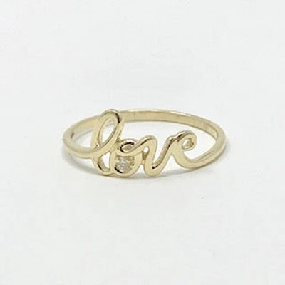 Diamond Love Ring