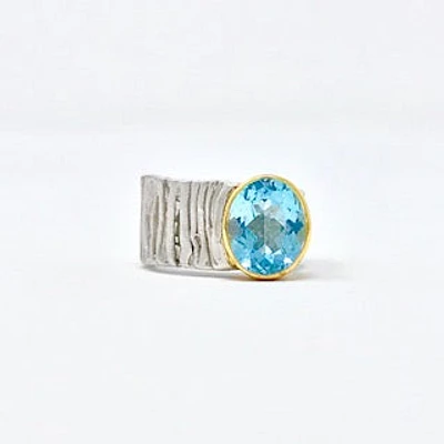 Juvite Ring with Blue Topaz