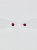 Ruby Stud Earrings