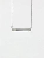 Bar Necklace with Cubic Zirconia
